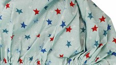 Cearceaf Stelute somnoroase KidsDecor cu elastic din bumbac 63 x 127 cm