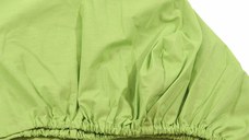 Cearceaf verde KidsDecor cu elastic din bumbac 80 x 160 cm