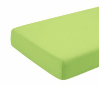Cearceaf verde KidsDecor cu elastic din bumbac 80 x 160 cm - 2