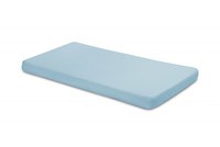 Cearsaf cu elastic din vascoza de bambus Sensillo 140x70 cm albastru - 5