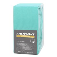 Cearsaf cu elastic jerse din bumbac menta 120x60 cm - 2