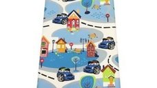 Cearsaf cu elastic pe colt 120x60 cm Oraselul copiilor