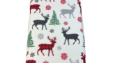 Cearsaf cu elastic roata 140x70 cm Reni in padure