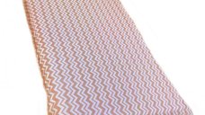 Cearsaf cu elastic roata 140x70 cm Zig-zag