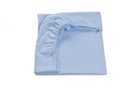 Cearsaf patut 120x60 cm bumbac culoare bleu - 2