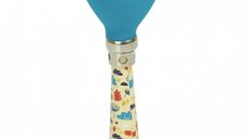 Claxon trompeta bleu