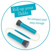 Coarda de sarit cu lungime reglabila Chillafish Skibbi Azure - 1