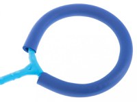Coarda moderna de sarit pe picior, pentru copii, Ikonka Hula Hoop, cu iluminare led blue - 3