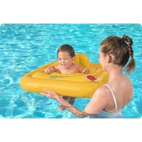 Colac gonflabil pentru bebelusi 76x76 cm Bestway Swim Safe Galben - 1