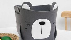 Cos de depozitare pentru jucarii Ecotoys OR92SZ Gri