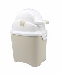 Cos ermetic scutece cu sac universal Diaper Champ capacitate 30 scutece One Clay Sand - 1