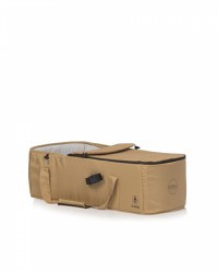 Cosulet port bebe tip landou Euro Cart Doblo CarryMe, cu intaritura, manere pentru transport, cu husa de picioruse si capotina, dimensiune 72 x 30 x 21 cm, Camel - 2