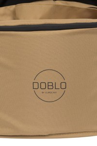 Cosulet port bebe tip landou Euro Cart Doblo CarryMe, cu intaritura, manere pentru transport, cu husa de picioruse si capotina, dimensiune 72 x 30 x 21 cm, Camel - 6