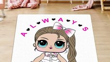 Covor antiderapant pentru copii Doll 150x200 cm