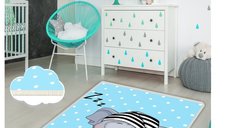 Covor antiderapant pentru copii  Elephant Sleep 150x200 cm