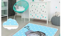 Covor antiderapant pentru copii  Elephant Sleep 150x200 cm