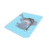 Covor antiderapant pentru copii  Elephant Sleep 150x200 cm - 3