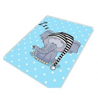 Covor antiderapant pentru copii  Elephant Sleep 150x200 cm - 4