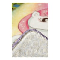 Covor pentru copii, Chilai Home, cu tesatura moale si baza antiderapanta, dimensiune 150 x 200 cm, model Unicorn - 3