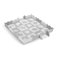 Covoras de joaca Puzzle Momi Zawi 150x150 cm Grey - 6