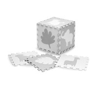 Covoras de joaca Puzzle Momi Zawi 150x150 cm Grey - 1