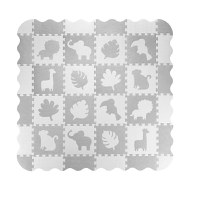 Covoras de joaca Puzzle Momi Zawi 150x150 cm Grey - 5