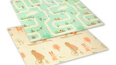 Covoras educativ din spuma XPE 180 x 200 cm Babyono