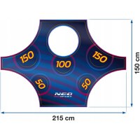 Covoras numerotat pentru poarta de fotbal 215 x 150 cm Neo-Sport - 3