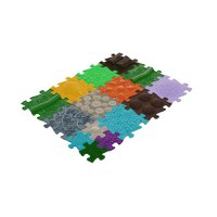 Covoras ortopedic senzorial tip puzzle Set Valgus 15 piese - 3