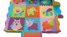 Covoras Puzzle Animalutele Vesele II 122x122 cm