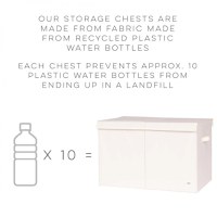 Cufar pliabil pentru camera copiilor material reciclat Terrazzo Clay - 1