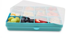 Cutie snack cu 12 compartimente Melii blue