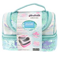 Cutie termica matlasata cu paiete reversibile si interior impermeabil Lunch box Girabrilla Tiffany - 4