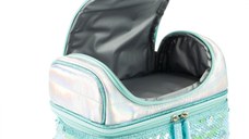 Cutie termica matlasata cu paiete reversibile si interior impermeabil Lunch box Girabrilla Tiffany
