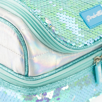 Cutie termica matlasata cu paiete reversibile si interior impermeabil Lunch box Girabrilla Tiffany - 3