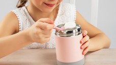 Cutie termica pentru mancare Reer ColourDesign otel inoxidabil vidat 300 ml roz