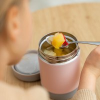 Cutie termica pentru mancare Reer ColourDesign otel inoxidabil vidat 300 ml roz - 2