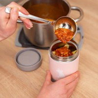 Cutie termica pentru mancare Reer ColourDesign otel inoxidabil vidat 300 ml roz - 6