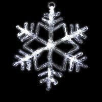 Decor fereastra cu led-uri Home fulg de zapada - 1