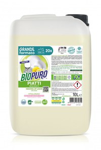 Detergent pentru vase hipoalergen ecologic 10l Biopuro - 1