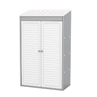 Dulap casuta Nichiduta Tool House Gri dimensiune 85 x 46 x 142 cm - 3