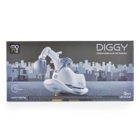 Excavator fara pedale Moni Diggy Grey tranformabil 4in1 cu Cupa mobila,Baza detasabila si transformare in balansoar,Olita incorporata,Sezut confortabil,Efecte muzicale si lumini,Recomandat de la 12luni,Greutate admisa 25kg - 4