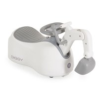Excavator fara pedale Moni Diggy Grey tranformabil 4in1 cu Cupa mobila,Baza detasabila si transformare in balansoar,Olita incorporata,Sezut confortabil,Efecte muzicale si lumini,Recomandat de la 12luni,Greutate admisa 25kg - 5