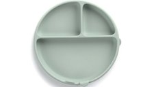 Farfurie BLW din silicon cu ventuze 17 x 17 x 4 cm BPA Free Mint