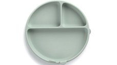 Farfurie BLW din silicon cu ventuze 17 x 17 x 4 cm BPA Free Mint