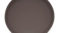 Farfurie din silicon PetiteMars Bitter Cocoa Maro TakeMatch, cu ventuza, fara BPA, 6 luni+, 400 ml