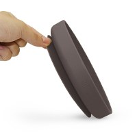 Farfurie din silicon PetiteMars Bitter Cocoa Maro TakeMatch, cu ventuza, fara BPA, 6 luni+, 400 ml - 2