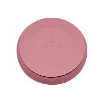 Farfurie din silicon PetiteMars fara BPA cu ventuza TakeMatch 6 luni+ roz - 1