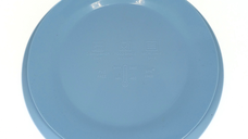 Farfurie rotunda din silicon compartimentata Coccorito Blue
