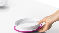 Farfurie silicon roz